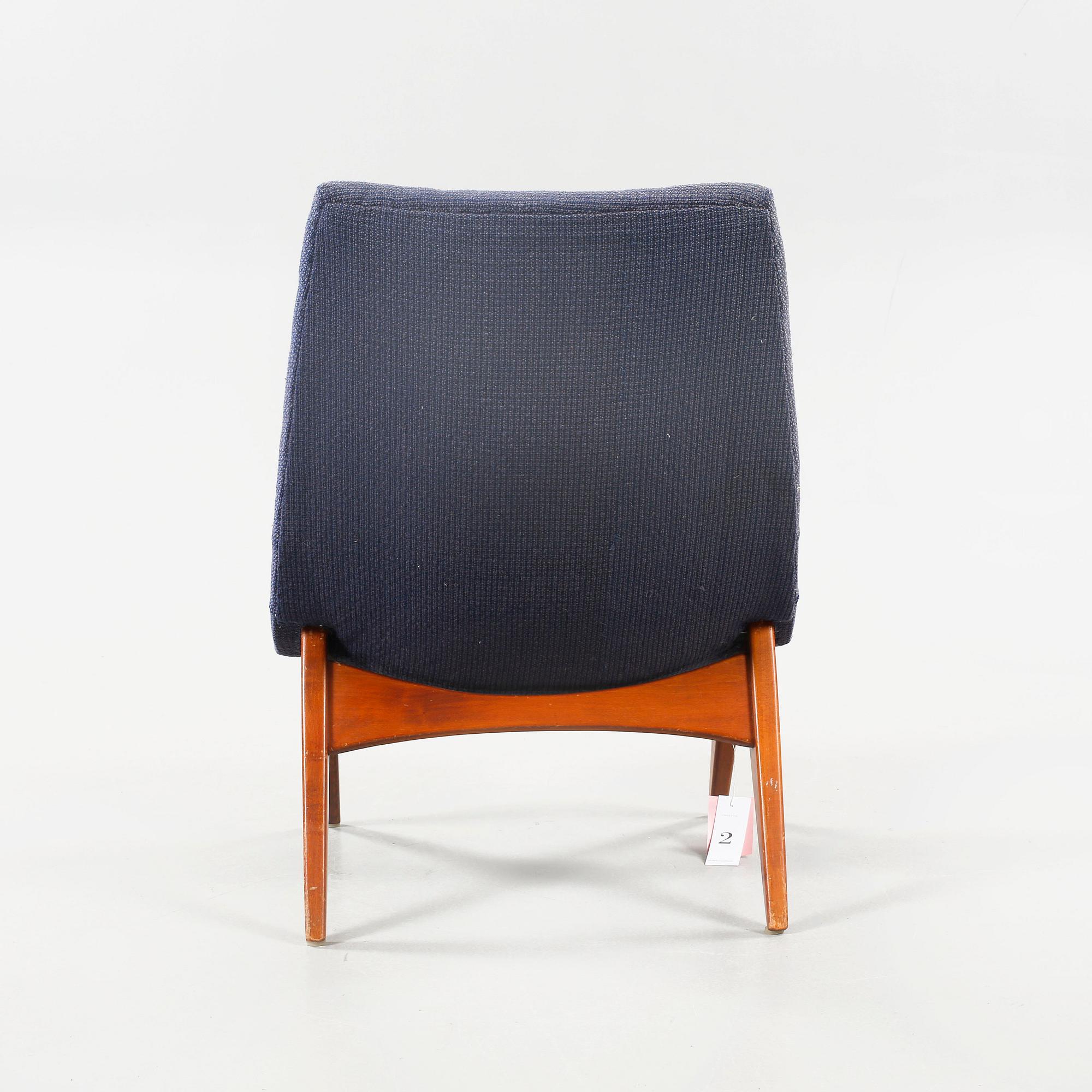 A nr 775 chair, designed by Svante Skogh for Olof Perssons Fåtöljindustri, approx 1954.