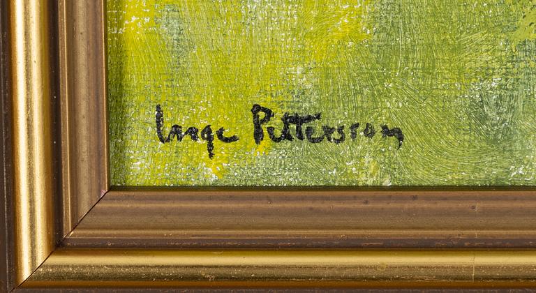 Inge Pettersson, Läsande kvinna vid sommaräng.