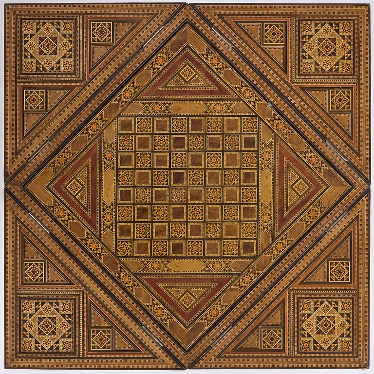 Spelbord, Damaskus Syrien, omkring år 1900.
