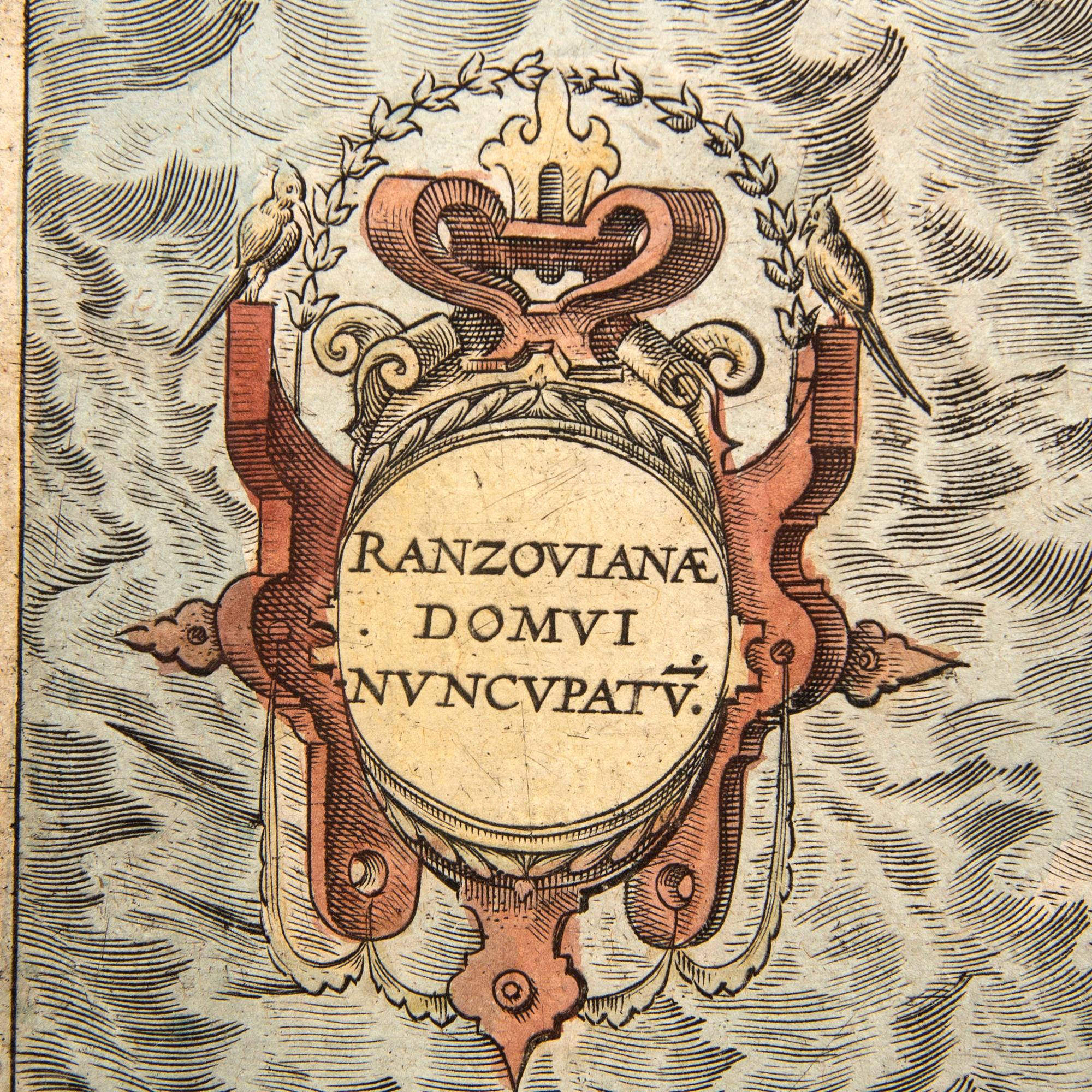 Marcus Jordan, map for Ggeorg Braun & Frans Hogenberg 'Civitates Orbis Terrarum', Cologne ca 1585-90.