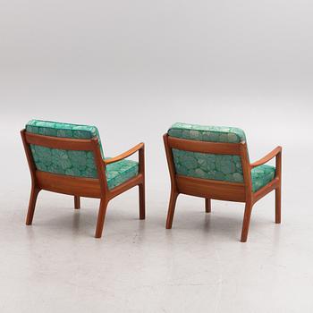 Ole Wanscher, a pair of "Senator" armchairs, France & Son, Denmark, 1960/70-tal.