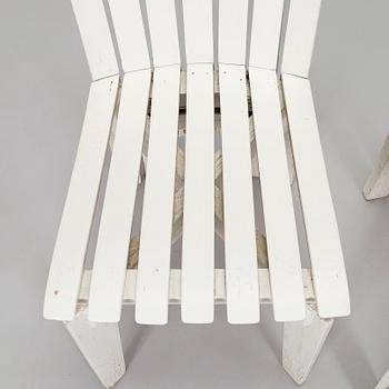 Alvar & Aino Aalto, Tuoleja, 4 kpl, Aurinko-sarja. 1960/70-luku.