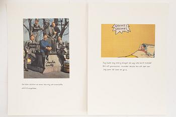 Jan Stenmark, portfolio signerad numrerad 206/500 med 16 grafiska blad.