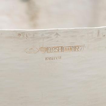 Tapio Wirkkala, malja, sterlinghopeaa, Kultakeskus, Hämeenlinna 1970.