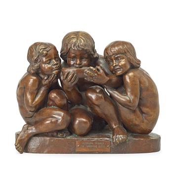 738. Rudolf Tegner, "De tørstige børn" (= The thirsty children).