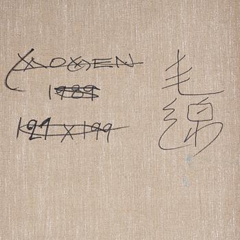 KARL MOMEN, olja på duk, signerad och daterad -89 a tergo.