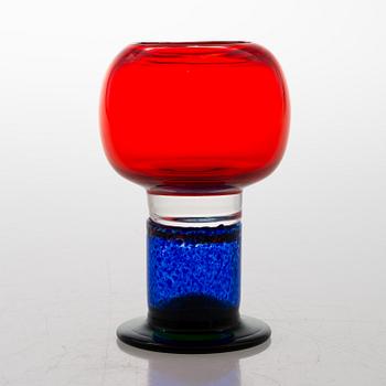 KAJ FRANCK, A GLASS GOBLET signed Kaj Franck Nuutajärvi Notsjö.