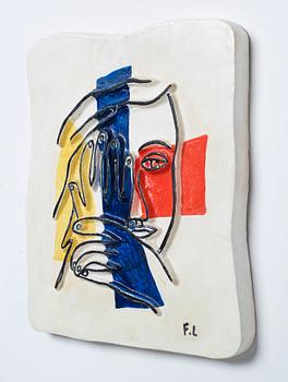 FERNAND LÉGER, Painted and glazed ceramic, signed F.L, numbered 25/250.