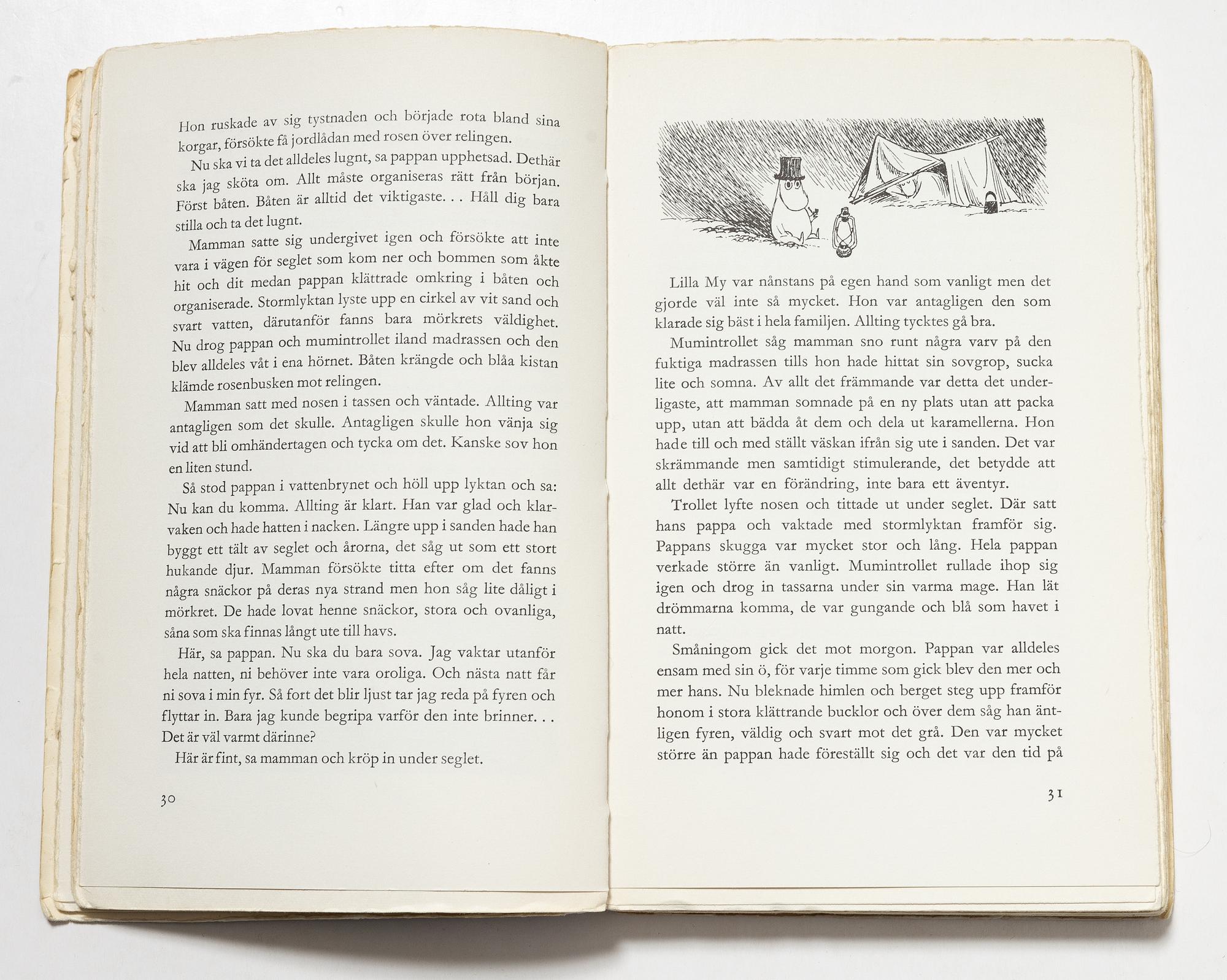 Tove Jansson, teckningar, 2 st.