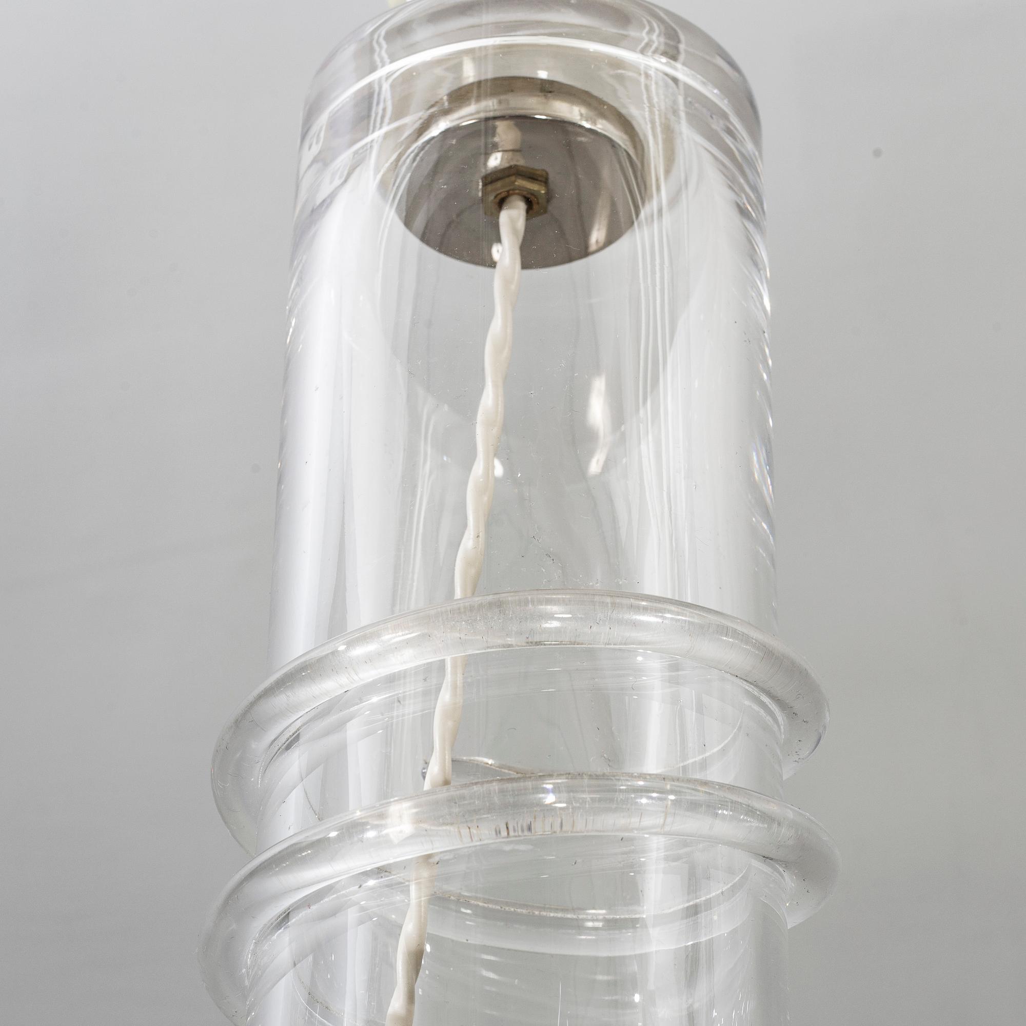 HANNE DREUTLER, bordslampor, ett par, glas, Ateljé Lyktan / Studio Åhus, 1982.