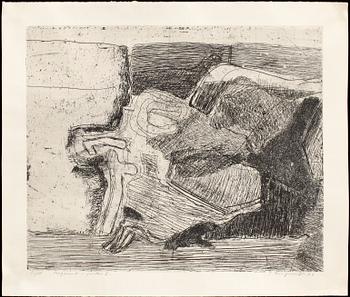 TORSTEN RENQVIST, etsningar, 4 st, sign o dat -60.