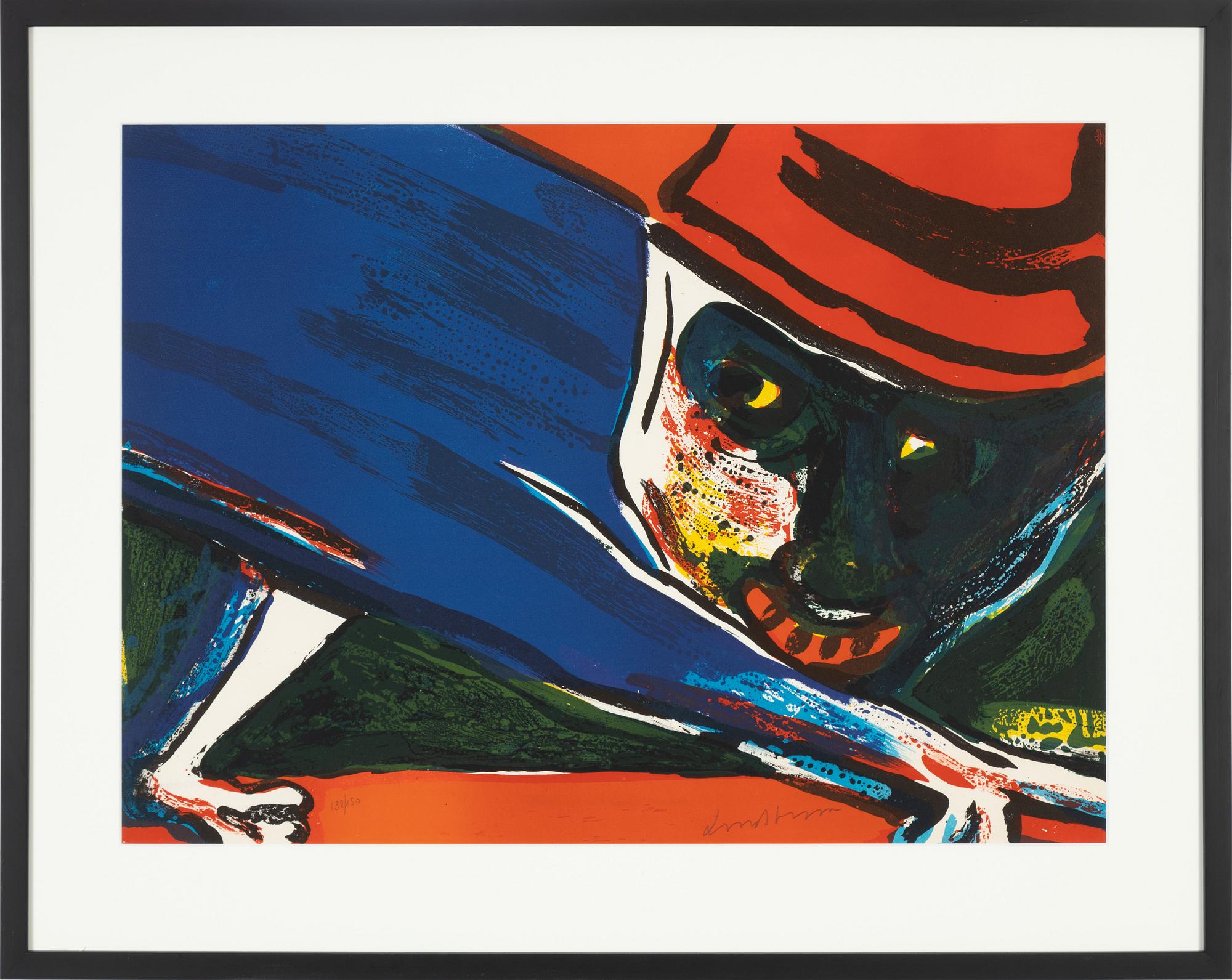 Bengt Lindström, färglitografi, signerad 138/150.