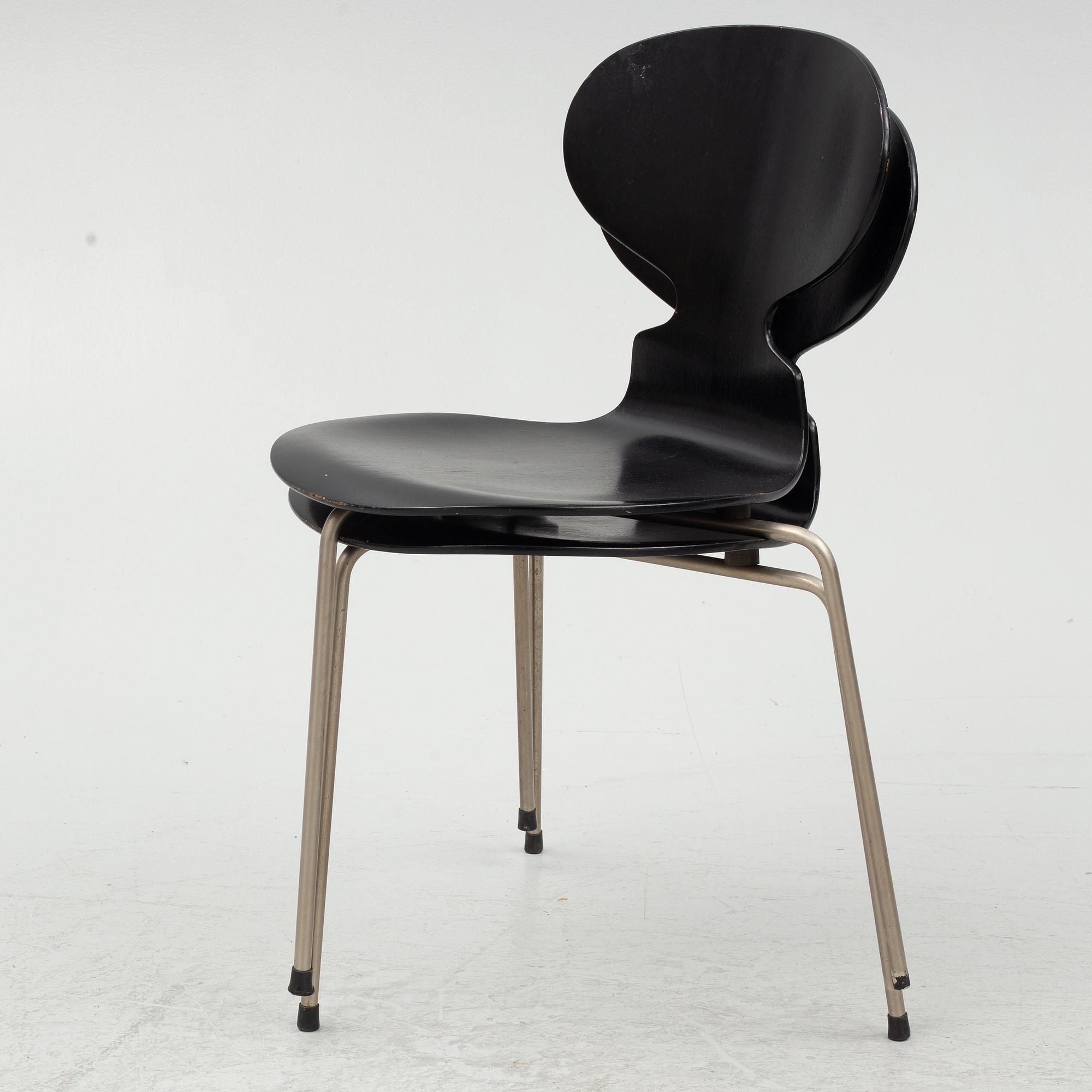 Arne Jacobsen,  four 'Ant', Fritz Hansen.