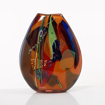 Jan-Erik Ritzman, a vase, glass, Transjö, 1991.