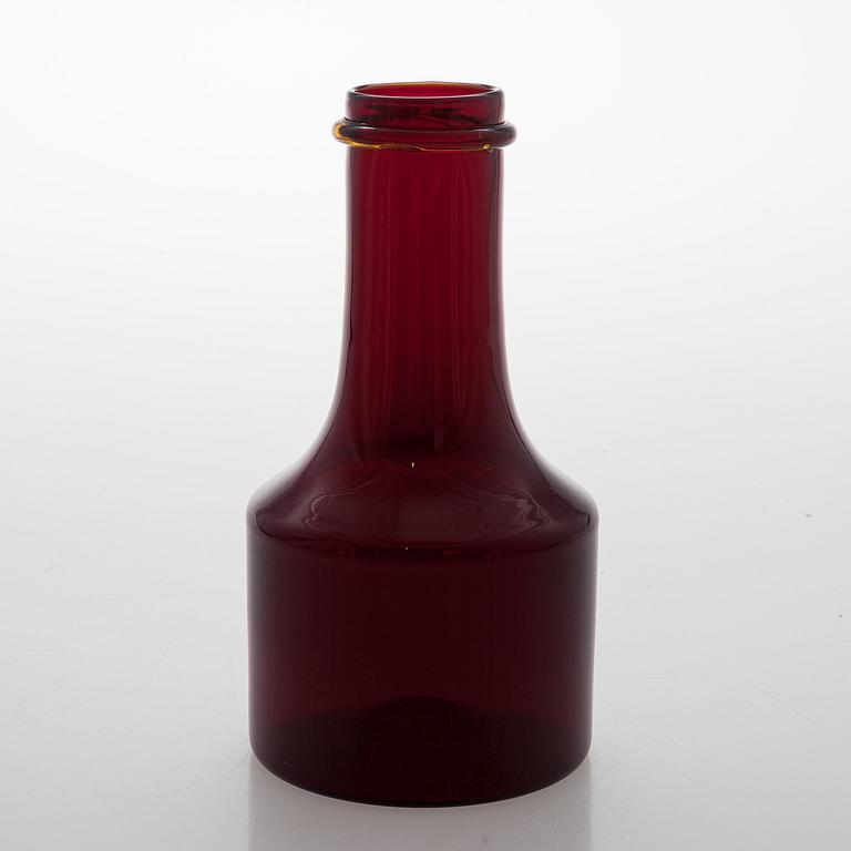 TAPIO WIRKKALA, flaska, Iittala, signerad Tapio Wirkkala i 408.