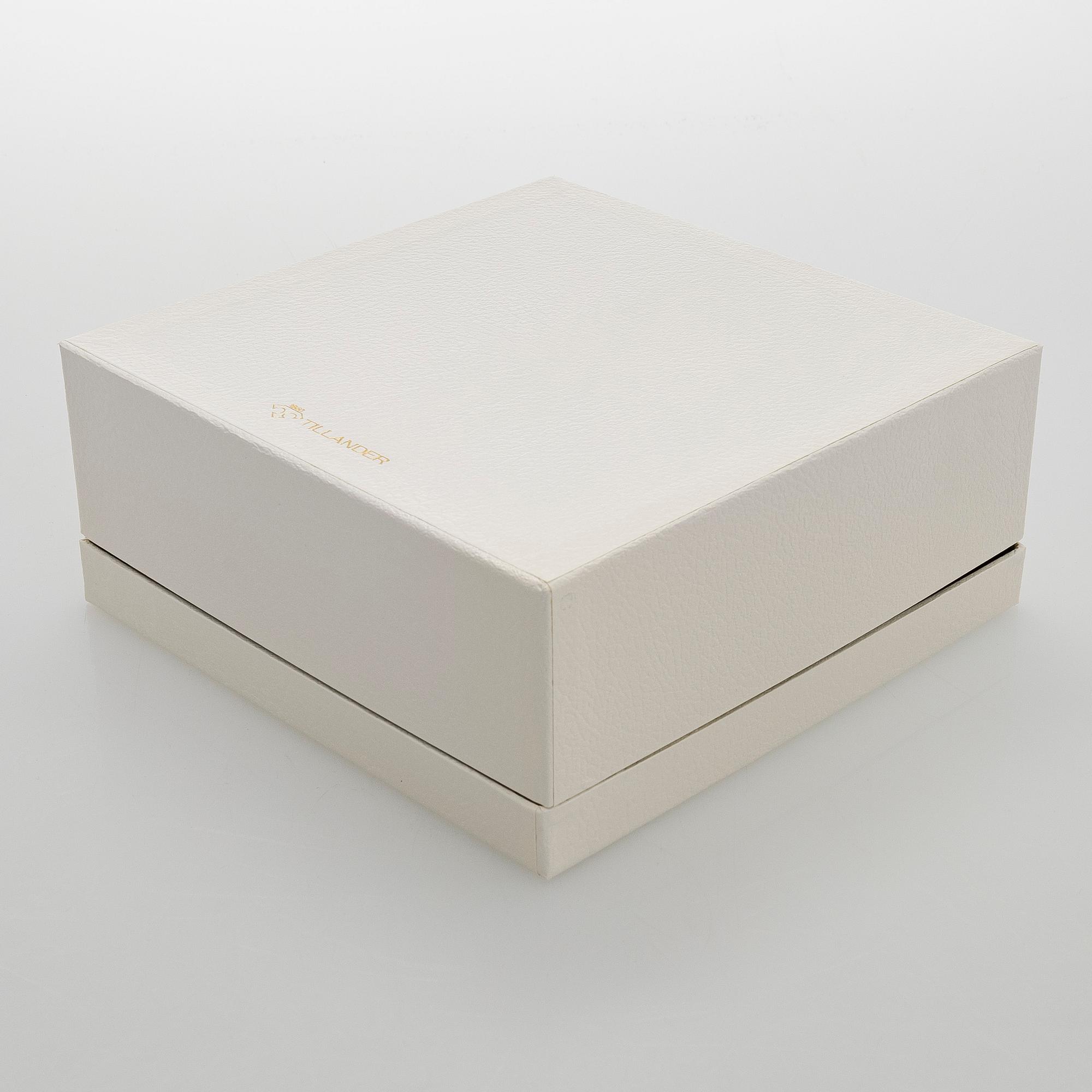 A. Tillander, skål, sterlingsilver och emalj, Åbo 2005.