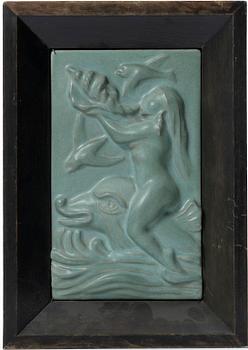 Nils Emil Lundström, relief, Rörstrand.