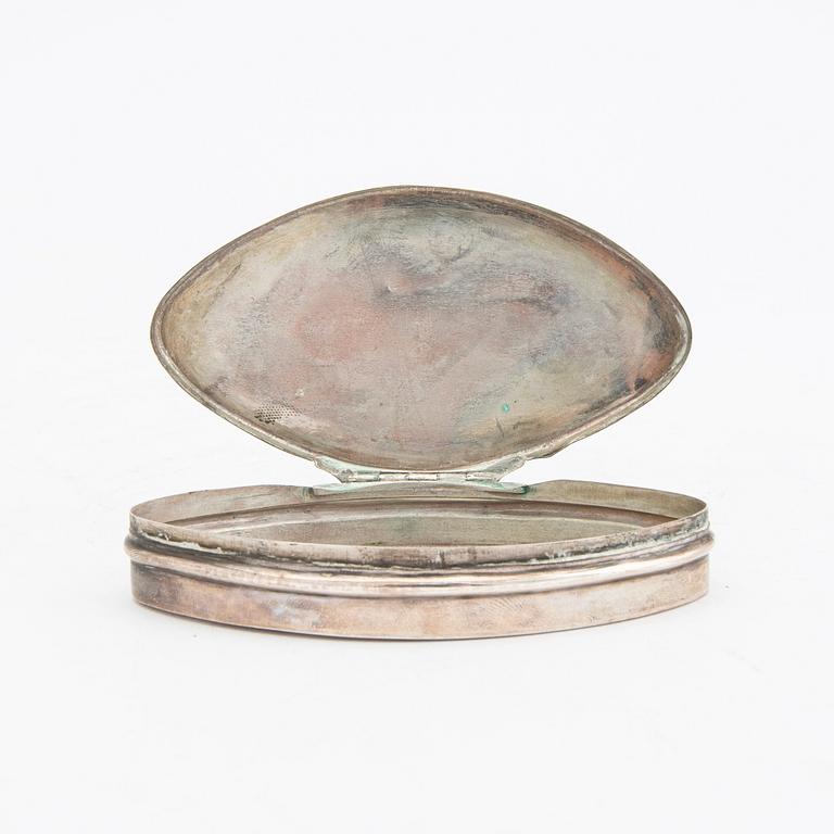 Eric Nordin, dosa silver Sundsvall 1852.