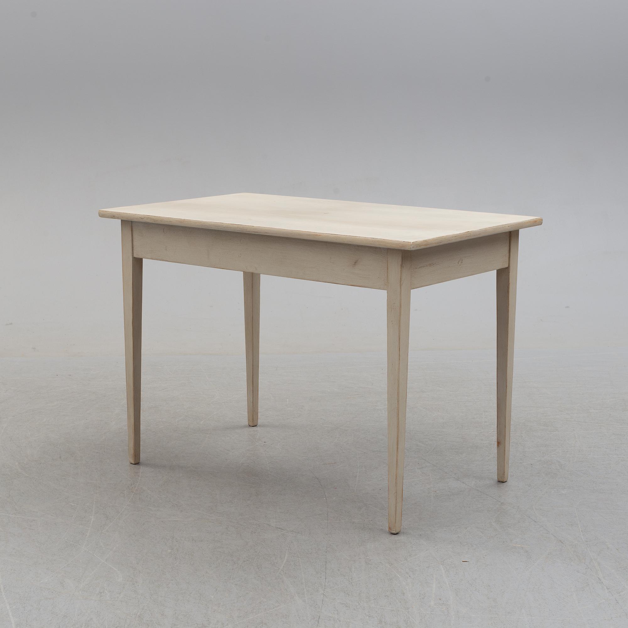 A first half of the 20th century painted writing desk.