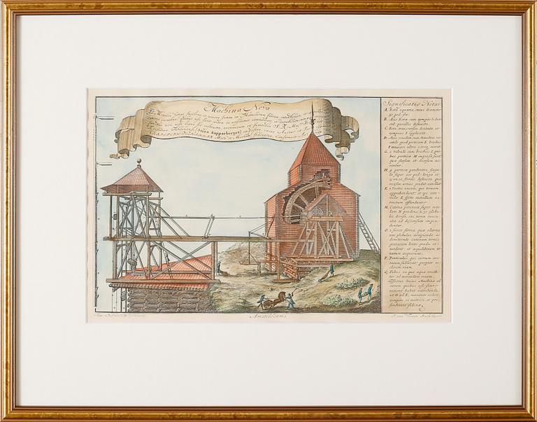 Two colored prints from the 19th century.