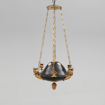 TAKAMPEL, empire, 1800-talets första hälft. Höjd ca 55 cm.