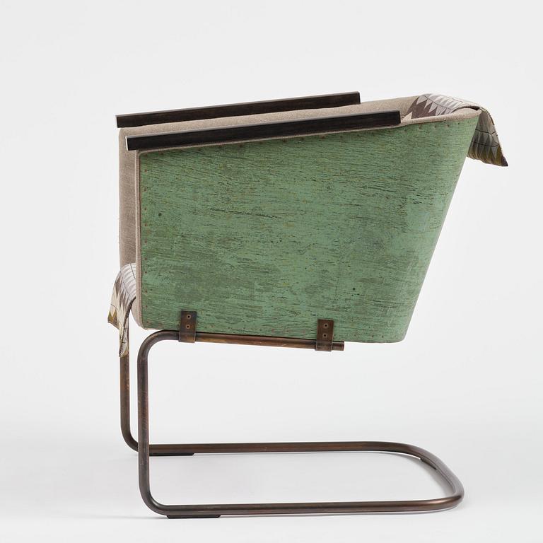 Mats Theselius, an "Hommage à Sigurd Lewerentz" armchair, ed. EA 3/6, Källemo, Värnamo, post 2012.