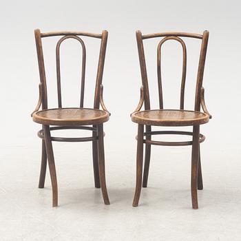 A set of 6 Café chairs, Mundus, Poland, early 20th Century.