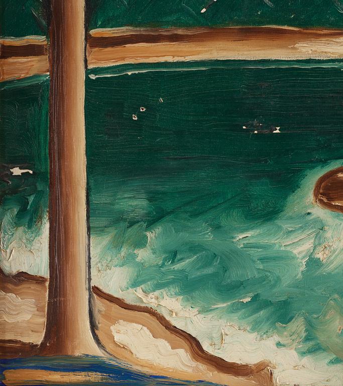 Carl Birger Höög, Skogsvy med granar.