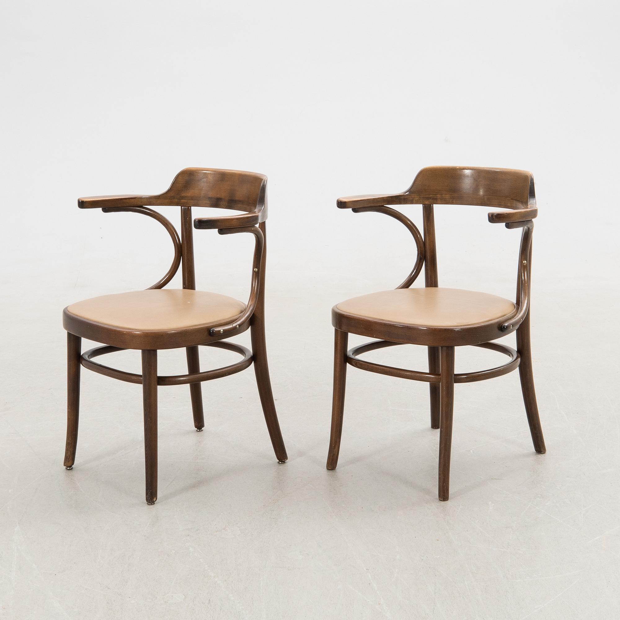 Karmstolar 6 st Gemla "Cattelin" sent 1900-tal.