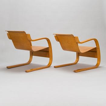Alvar Aalto, a pair of 1940's '31' armchairs for, O.Y. Huonekalu- ja Rakennustyötehdas A.B.