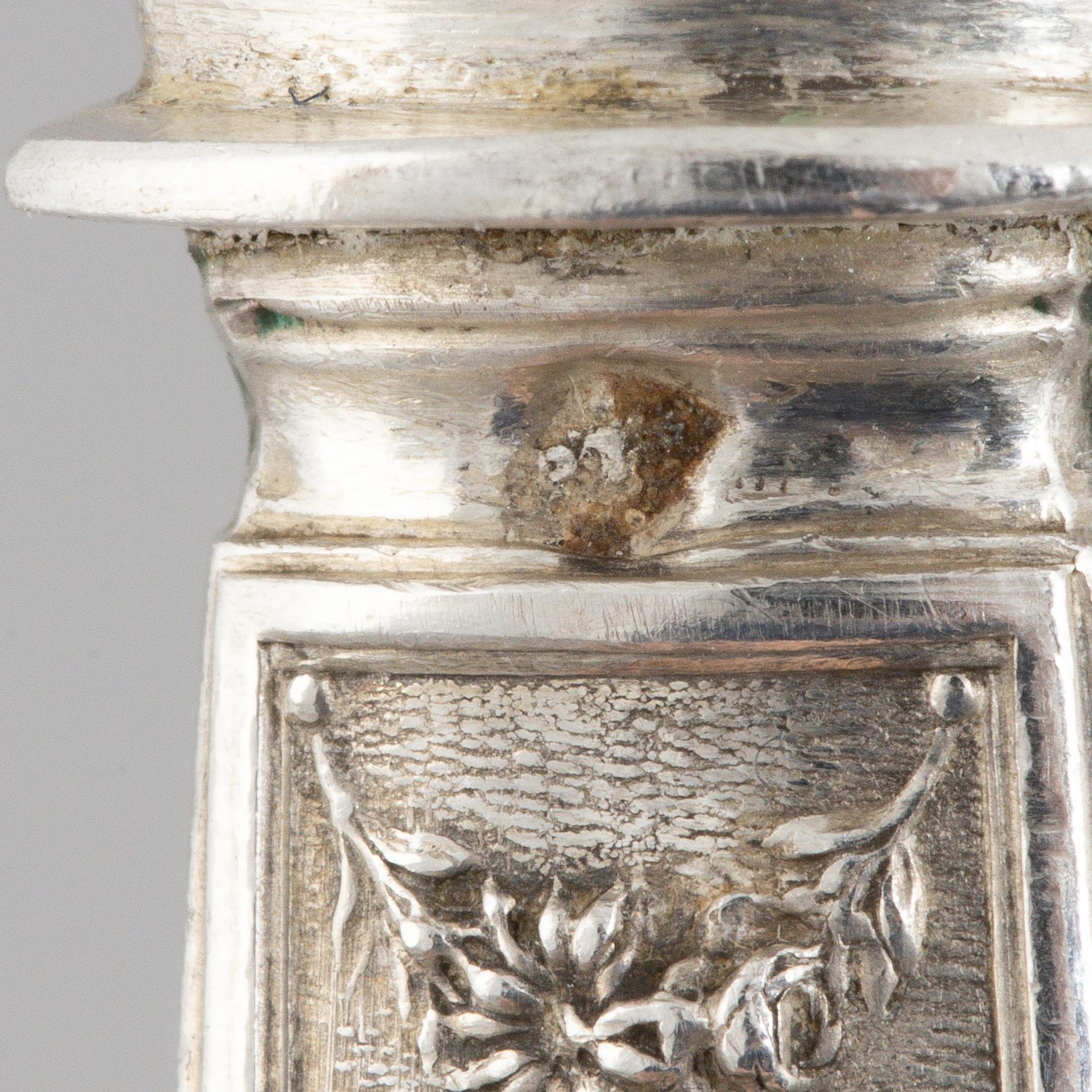 Fiskbestick, 34 delar, silver, Frankrike, omkring år 1900.
