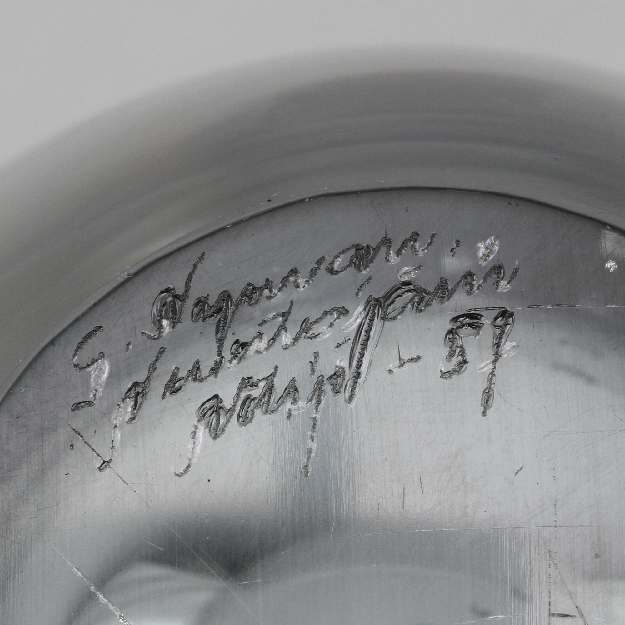 GUNNEL NYMAN, vas, glas, "Pärlbandet", Nuutajärvi Notsjö, 1957.