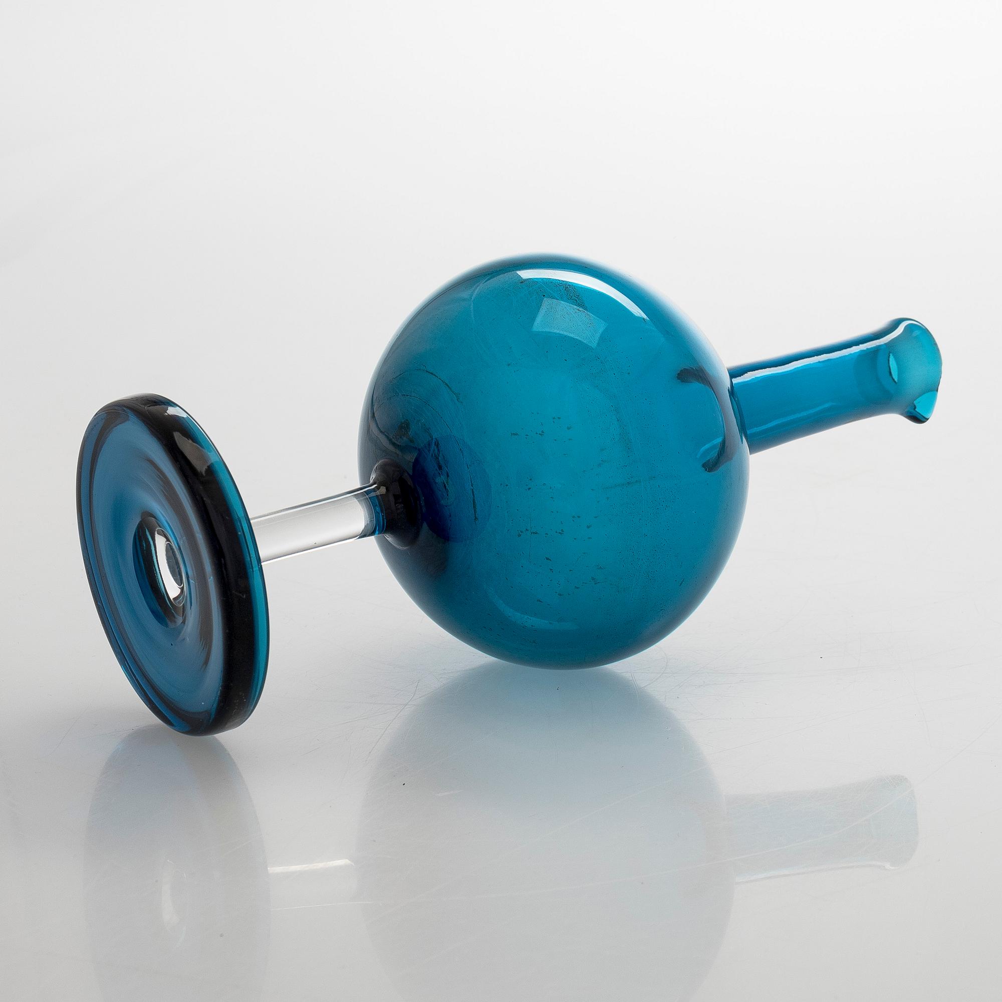 Nanny Still, karahvi ja 5 kpl laseja, "Harlekiini", Riihimäen Lasi Oy.