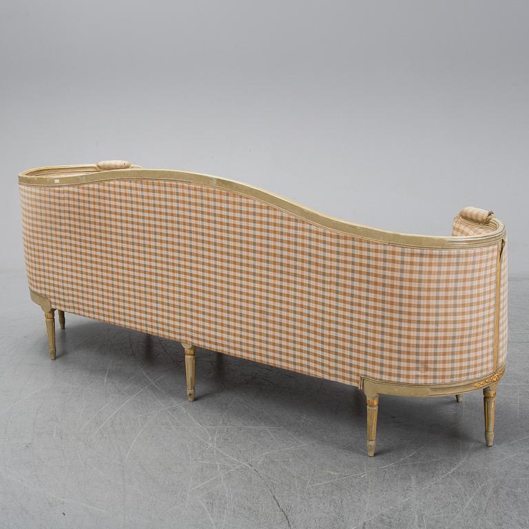 Soffa, gustaviansk, 1700-talets andra hälft.