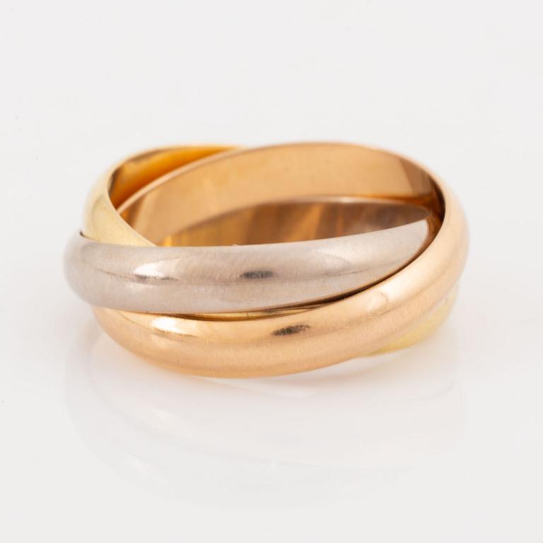 Cartier, Ring, "Trinity", 18K guld i tre färger.