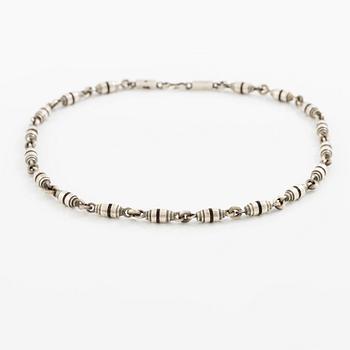 Smyckesset, örhängen, collier, silver.