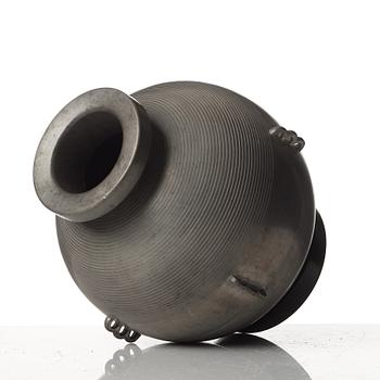 Sylvia Stave, a pewter vase, CG Hallberg, Stockholm 1930´s.