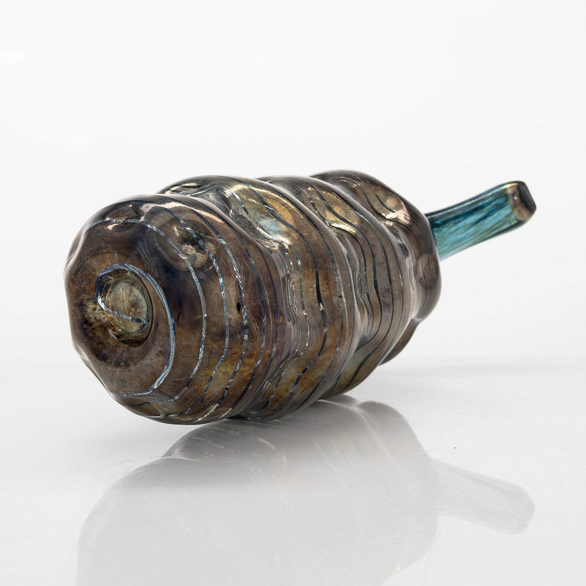 Oiva Toikka, glasskulptur, signerad Oiva Toikka Nuutajärvi Notsjö.