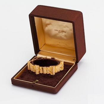 Björn Weckström, A 14K gold bracelet "Mystica". Lapponia 1981.