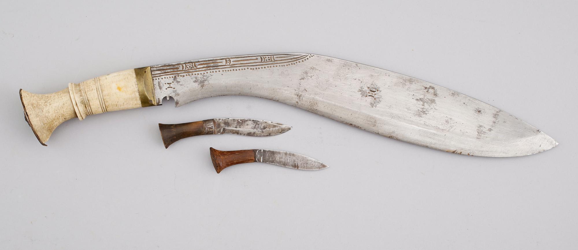 KUKRI, orientalisk, sannolikt 1900-talets första hälft.