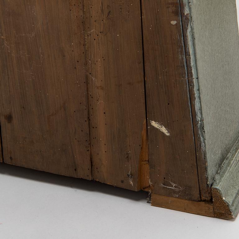 A Gustavian early 19th-century longcase clock by Assar Jacobsson, Sweden.