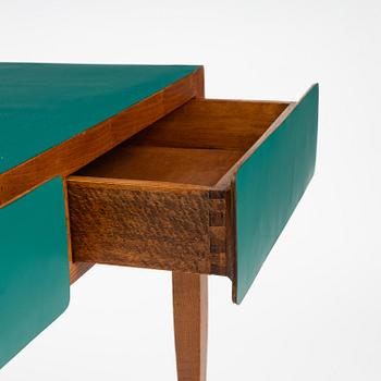 Gio Ponti, a vanity desk and chair, Giordano Chiesa or Cassina, for the Hotel Parco dei Principi, Rome, ca 1964.