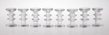 TIMO SARPANEVA, A SET OF TWENTY "Festivo" glass candlesticks. Iittala.