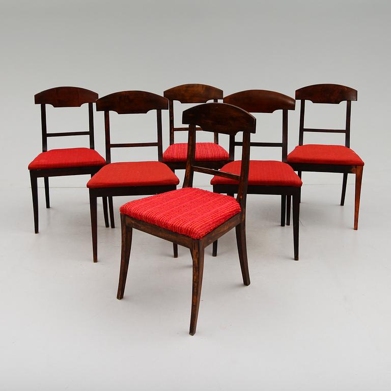 STOLAR, 6 st, Karl Johan, 1800-talets mitt.