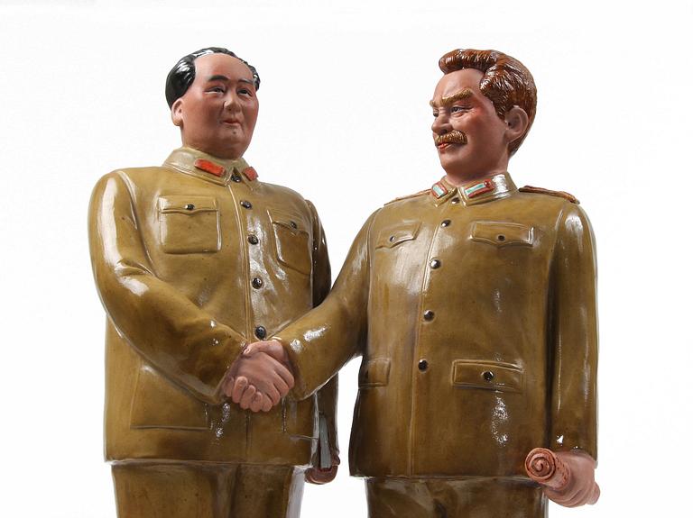 SKULPTUR, porslin, Kina, 1900-tal.