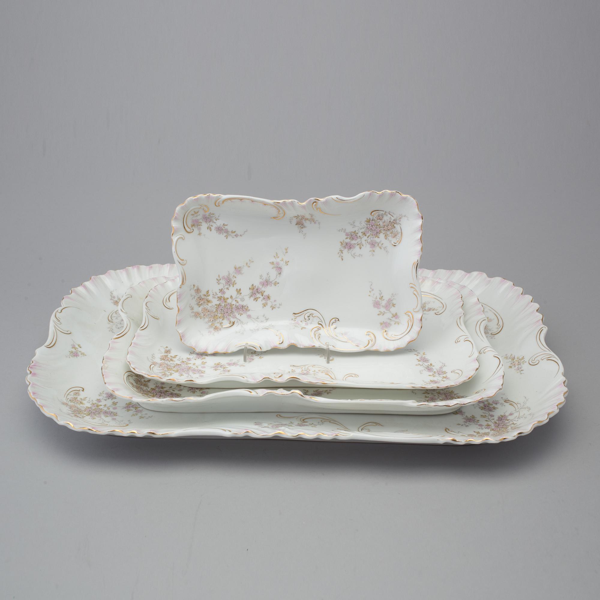 SERVIS, 160 delar, porslin, Rosenthal "Louis XIV", 1900-talets början.