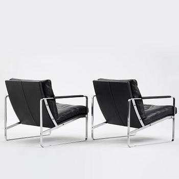 Preben Fabricius, a pair of easy chairs, model '710-10', Walter Knoll.