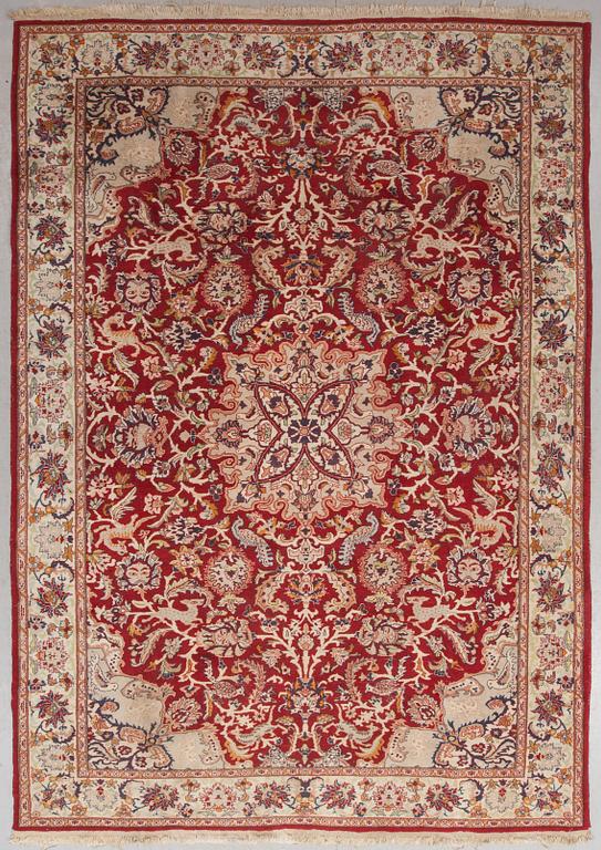 MATTA, semiantik, Täbris, figural, ca 311 x 217 cm.