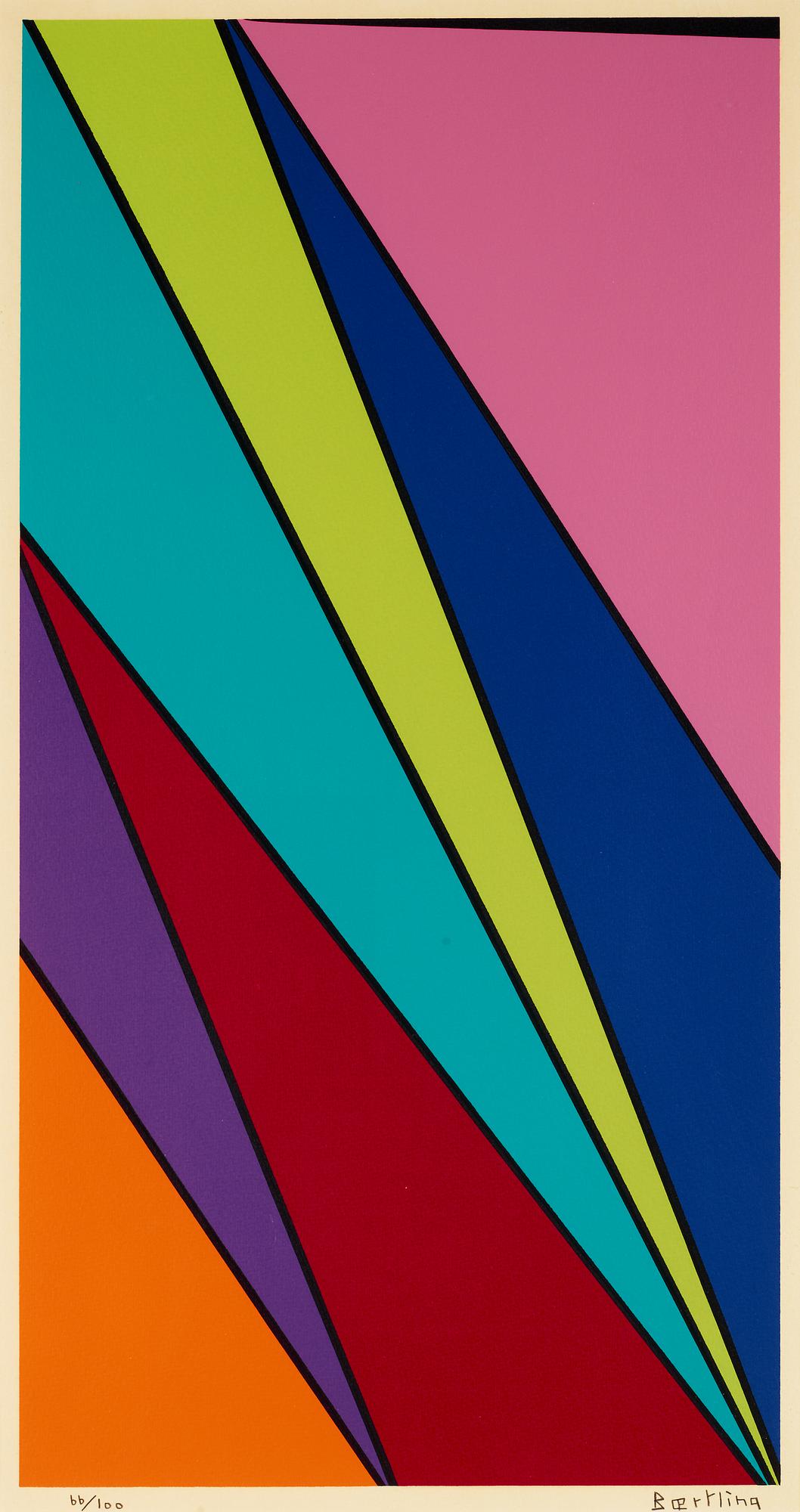 Olle Bærtling, "DENY", from: "Les triangles de Baertling".