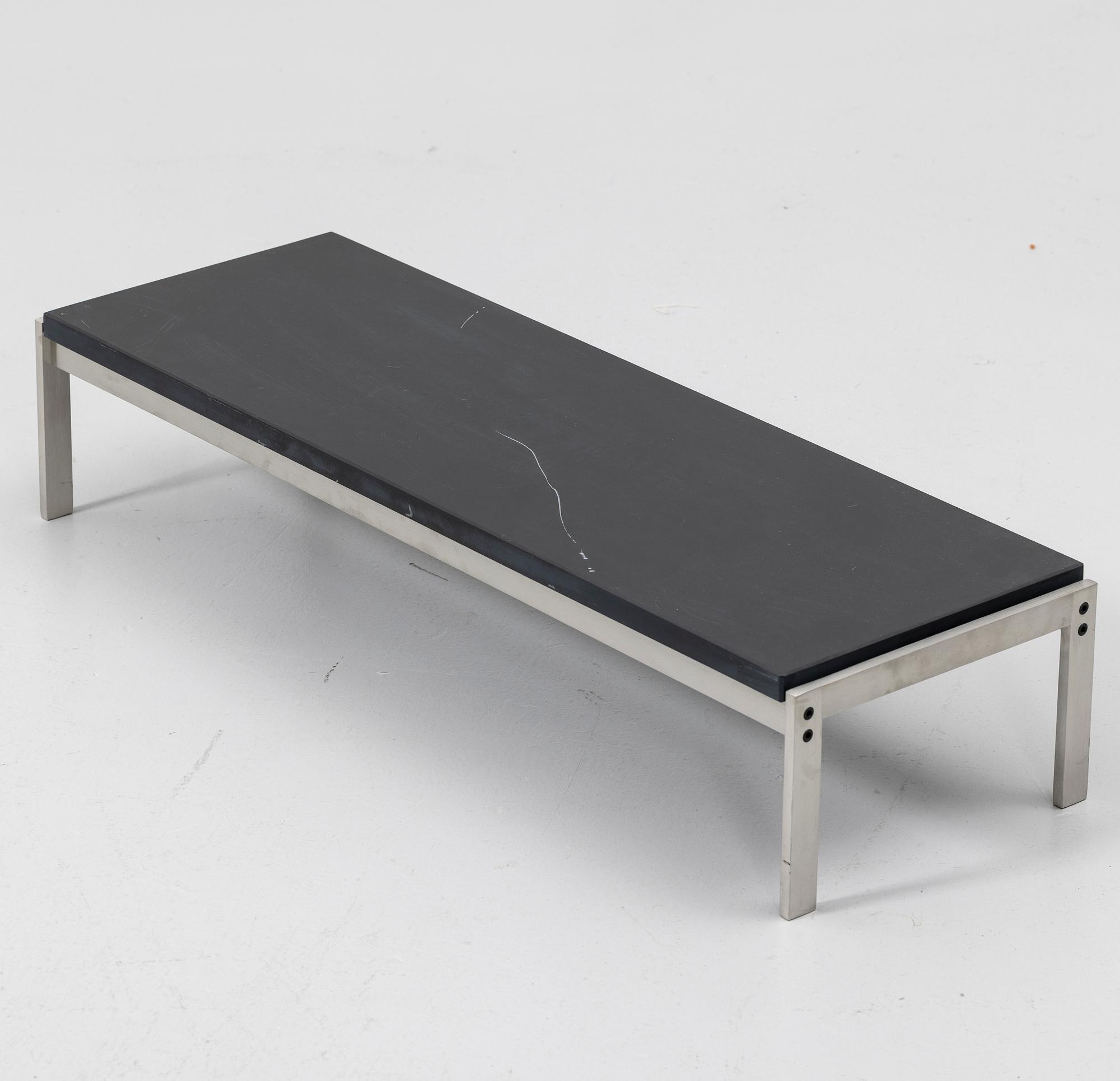 Poul Kjaerholm, Side table, “PK62”, Fritz Hansen, Denmark, 2018.